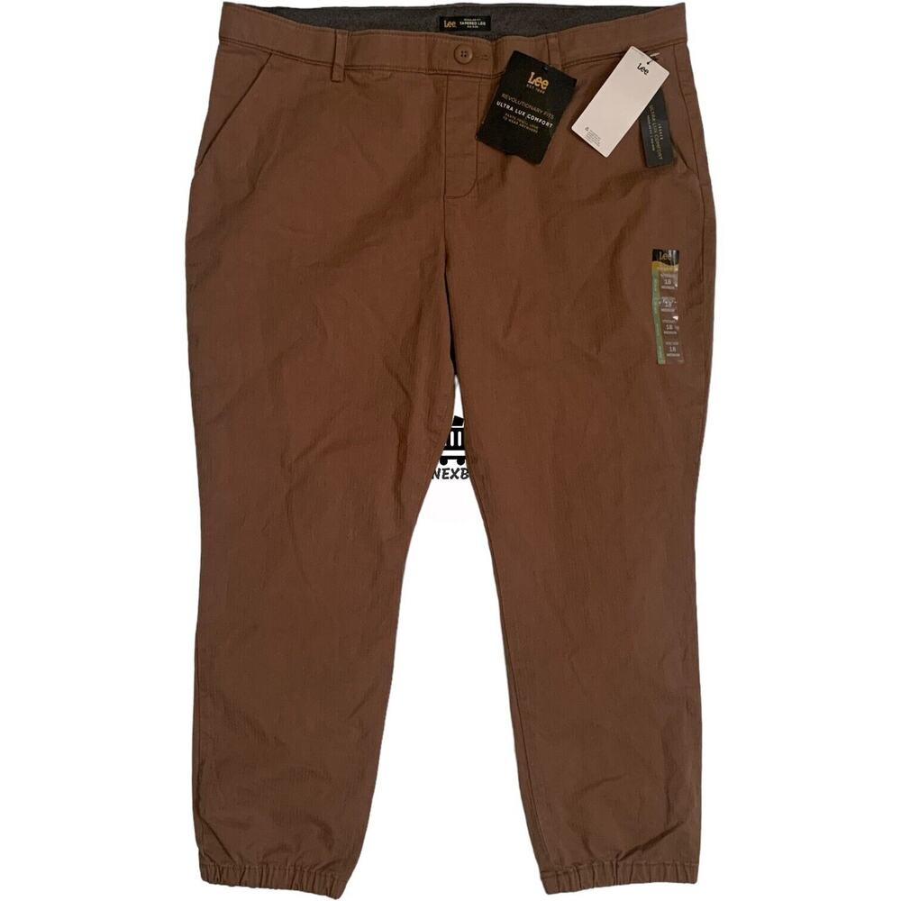 Lee Women's Size 18 Medium Ultra Lux Comfort Regular Fit Tapered Jogger Pants